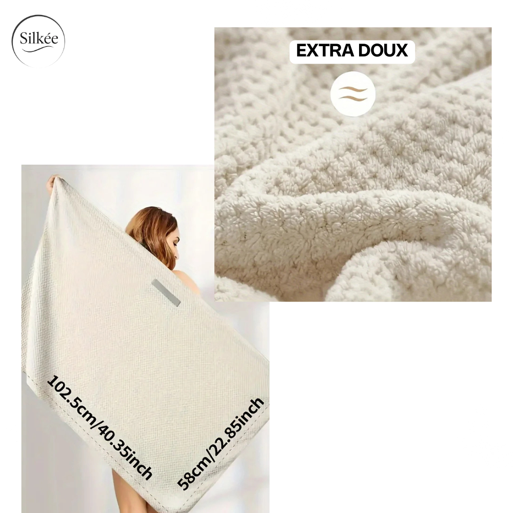Grande serviette microfibre XL 102x58cm